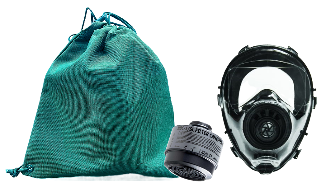 Дитячий фільтрувальний протигаз ПФ-150Д